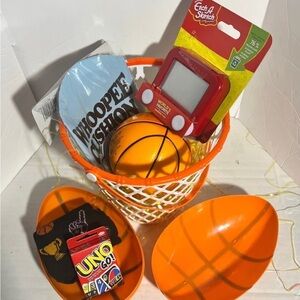 Boys Basketball Net Easter Birthday Gift Basket for Boys or Girls Birthday Set